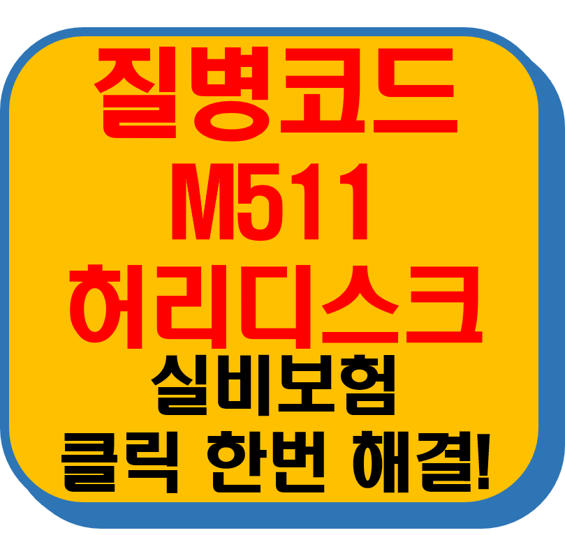 질병코드 M511 썸네일 이미지